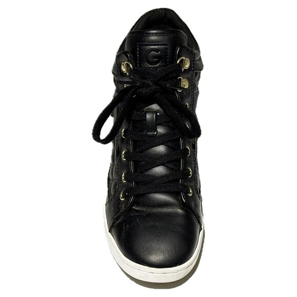 G by Guess Dayna Black Sneakers Women Size 8 - Picture 4 of 6